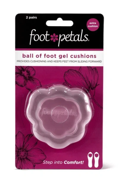 Foot Petals Ball Of Foot Gel Cushions In Transparent