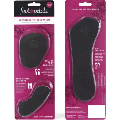 Foot Petals Complete Fit Essentials Kit In Black
