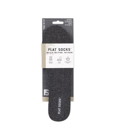 Foot Petals Flat Socks Women's Flat Socks In Dark Gray