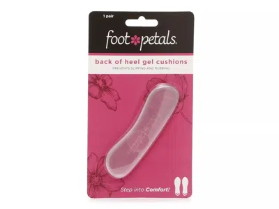 Foot Petals Gel Back Of Heel Cushions In Transparent
