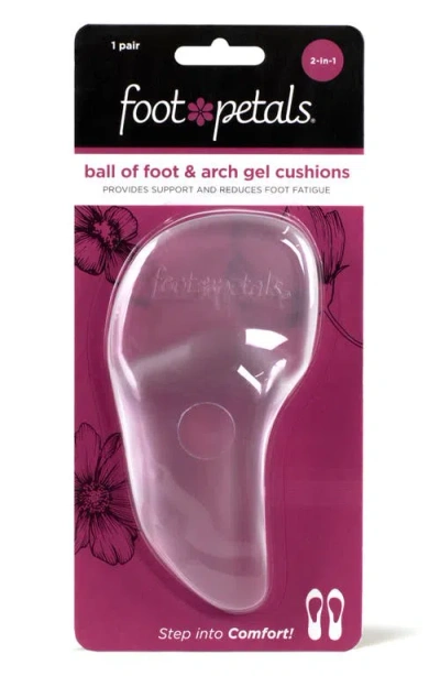 Foot Petals Gel Ball-of-foot & Arch Cushions In Transparent