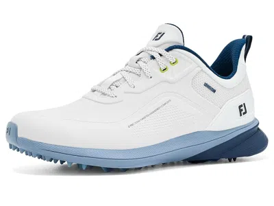 Footjoy Pro/sl Men's Shoes White/blue/navy: 9.5 Ee - Wide