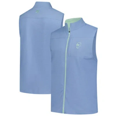 Footjoy Blue Wm Phoenix Open Ottoman Knit Full-zip Vest