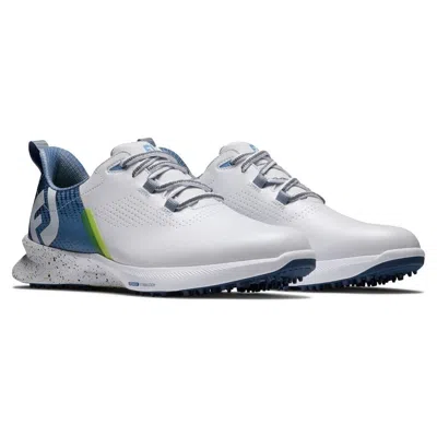 Footjoy Fuel 55429 Sneakers Men's White Blue Leather Golf Shoes Mew2127