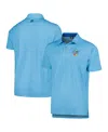 Footjoy Men's Blue Arnold Palmer Invitational Tweed Texture Prodry Stretch Pique Polo In Blue