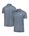 Footjoy Men's Blue Wm Phoenix Open Prodry All Over Print Polo Shirt In Blue