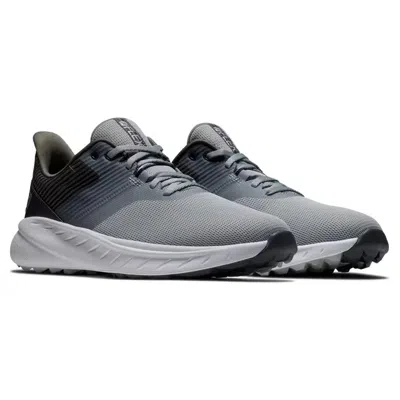 Footjoy Men's  Flex Sneakers Gray Charcoal Low Top Spikeless Golf Shoes Dwa3533