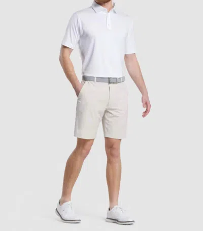 Footjoy Men's Lightweight 9" Inseam Short In Stone In White