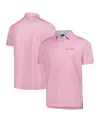 Footjoy Men's Pink 2025 The Players Prodry Citrus Lisle Polo Shirt In Pink