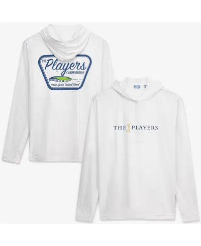 Footjoy Men's White The Players Island Green Patch Temposeries Lightweight Sun Hoodie