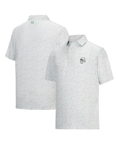 Footjoy Men's White Wm Phoenix Open Prodry All Over Print Polo Shirt
