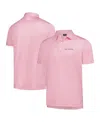 Footjoy Pink 2025 The Players Prodry Houndstooth Geo Lisle Polo In Pink