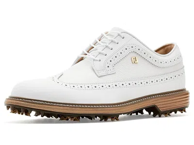 Footjoy Premiere Series - Marquis Men's Shoes White/chestnut: 12 D - Medium In Multi