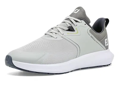 Footjoy Qmotion Men's Shoes Harbor Mist/steel Gray/evening Primrose: 11.5 Ee - Wide, Synthetic
