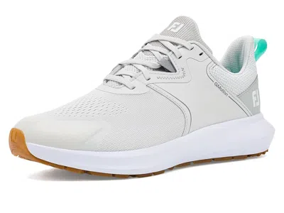 Footjoy Qmotion Women's Shoes Nimbus Cloud/beach Glass/gum: 11 B - Medium, Textile
