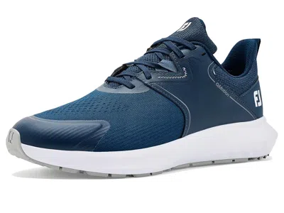 Footjoy Qmotion Women's Shoes Pageant Blue/indigo/purple Haze: 8 B - Medium In Animal Print
