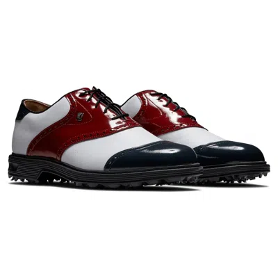 Footjoy Series Wilcox 54522 Men White Waterproof Spikes Golf Shoes Rhs3802 In Multi