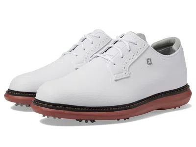 Footjoy Traditions Blucher Golf Shoes In White