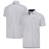 FOOTJOY FOOTJOY WHITE THE PLAYERS GOLF COURSE DOODLE STRETCH PIQUE POLO