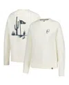 Footjoy Women's Cream Wm Phoenix Open Raglan Pullover Sweatshirt In Cream