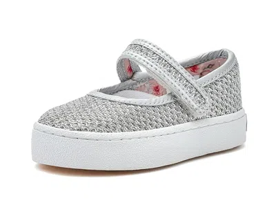 Footmates Amy (infant/toddler/little Kid) Girl's Shoes Silver Sparkle : 12 Little Kid M, Textile