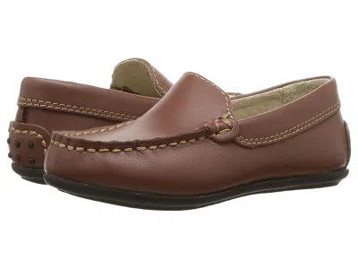 Footmates Brooklyn (toddler/little Kid/big Kid) Kids Shoes Cognac : 4 Big Kid M/w, Leather In Brown