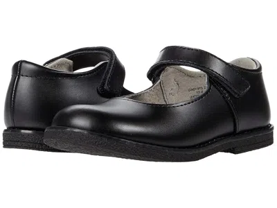 Footmates Bts Cindy (little Kid/big Kid) Girl's Shoes Black : 3.5 Big Kid M/w, Leather