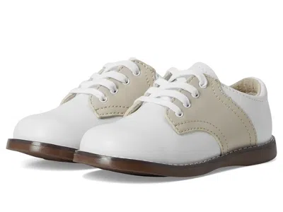 Footmates Cheer 3 (infant/toddler/little Kid) Kids Shoes White/ecru : 1 Little Kid M/w, Leather