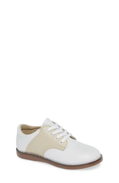 Footmates Kids'  Cheer Oxford In White/ecru
