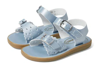 Footmates Eco-ariel (infant/toddler/little Kid) Girl's Shoes Blue Pearl Micro : 3 Little Kid M, Synthetic/leat