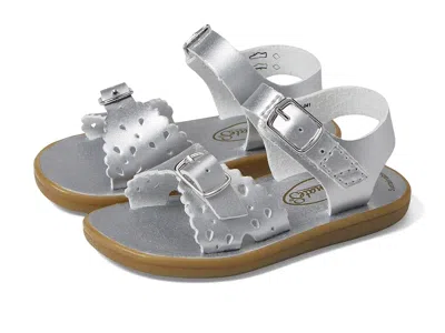 Footmates Eco-ariel (infant/toddler/little Kid) Girl's Shoes Silver Micro : 13 Little Kid M, Synthetic/leather