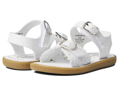 Footmates Eco-ariel (infant/toddler/little Kid) Girl's Shoes White Micro : 2 Little Kid M, Synthetic/leather In Multi