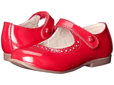 Footmates Emma (toddler/little Kid) Girls Shoes Red Patent : 3 Little Kid M/w, Leather/patent Leather