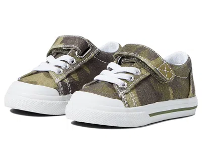 Footmates Jordan (infant/toddler/little Kid) Boy's Shoes Green Camo : 3 Little Kid M/w, Textile