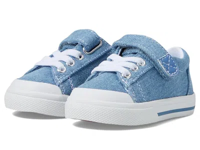 Footmates Jordan (infant/toddler/little Kid) Kid's Shoes Denim : 3 Little Kid M/w, Synthetic In Blue