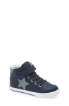 Footmates Kids' Riley High Top Sneaker In Blue