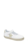 Footmates Kids' Stella Mary Jane Sneaker In White