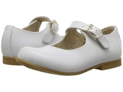 Footmates Laura (toddler/little Kid) Girls Shoes White : 13.5 Little Kid M/w, Leather
