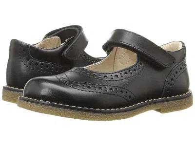 Footmates Lydia (toddler/little Kid) Girl's Shoes Black : 2.5 Little Kid M/w, Leather