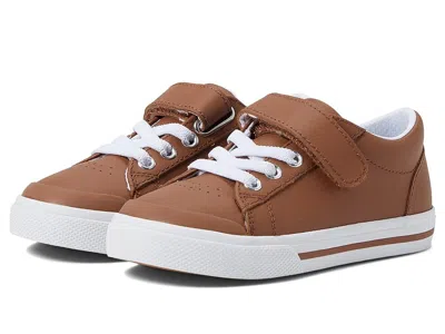 Footmates Reese (infant/toddler/little Kid) Boy's Shoes Brown Leather : 3 Little Kid M/w