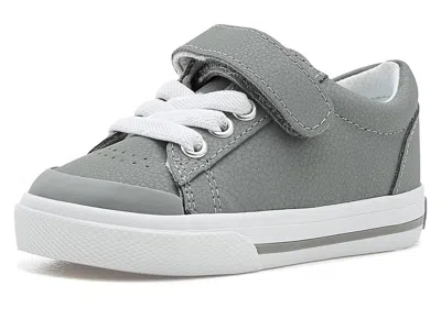 Footmates Reese (infant/toddler/little Kid) Boy's Shoes Gray Leather : 6 Toddler M