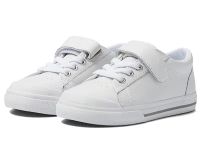 Footmates Reese (infant/toddler/little Kid) Kid's Shoes White Leather : 3 Little Kid M/w