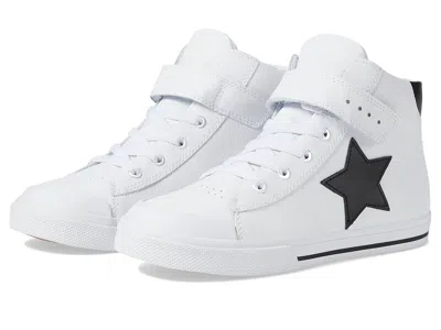Footmates Riley-leather (infant/toddler/little Kid) Boys Shoes White/black Leather : 3 Little Kid M/w, Leather