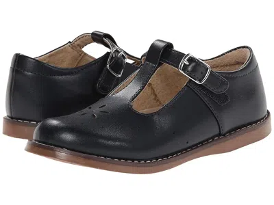 Footmates Sherry 2 (toddler/little Kid) Girls Shoes Navy : 13 Little Kid M/w, Leather In Blue