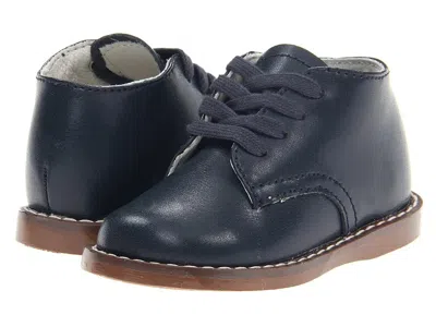 Footmates Kids' Todd 3 (infant/toddler) Boy's Shoes Navy : 3 Infant M/w, Leather In Blue