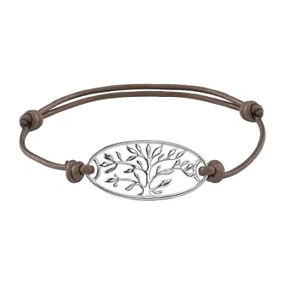 Footnotes Family Pure Silver Over Brass 8 Inch Cord Bracelets In Transparent