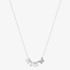 Footnotes Freeform Womens Cubic Zirconia 16 Inch Strand Necklace In Transparent