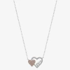 Footnotes Womens Pendant Necklace In Metallic