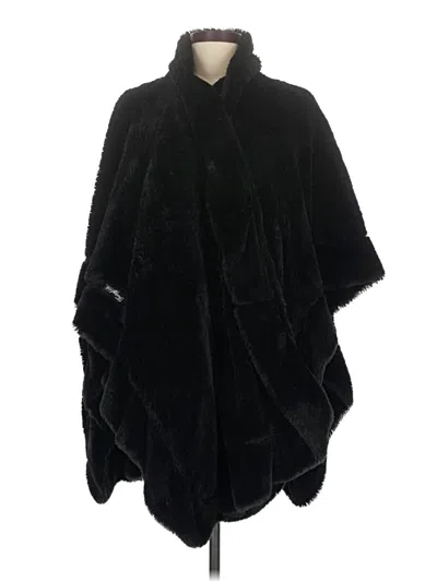 Pre-owned Footzyfolds Poncho In Black