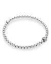 Fope 18k White Gold Eka Diamond Flex'it Bracelet In Metallic